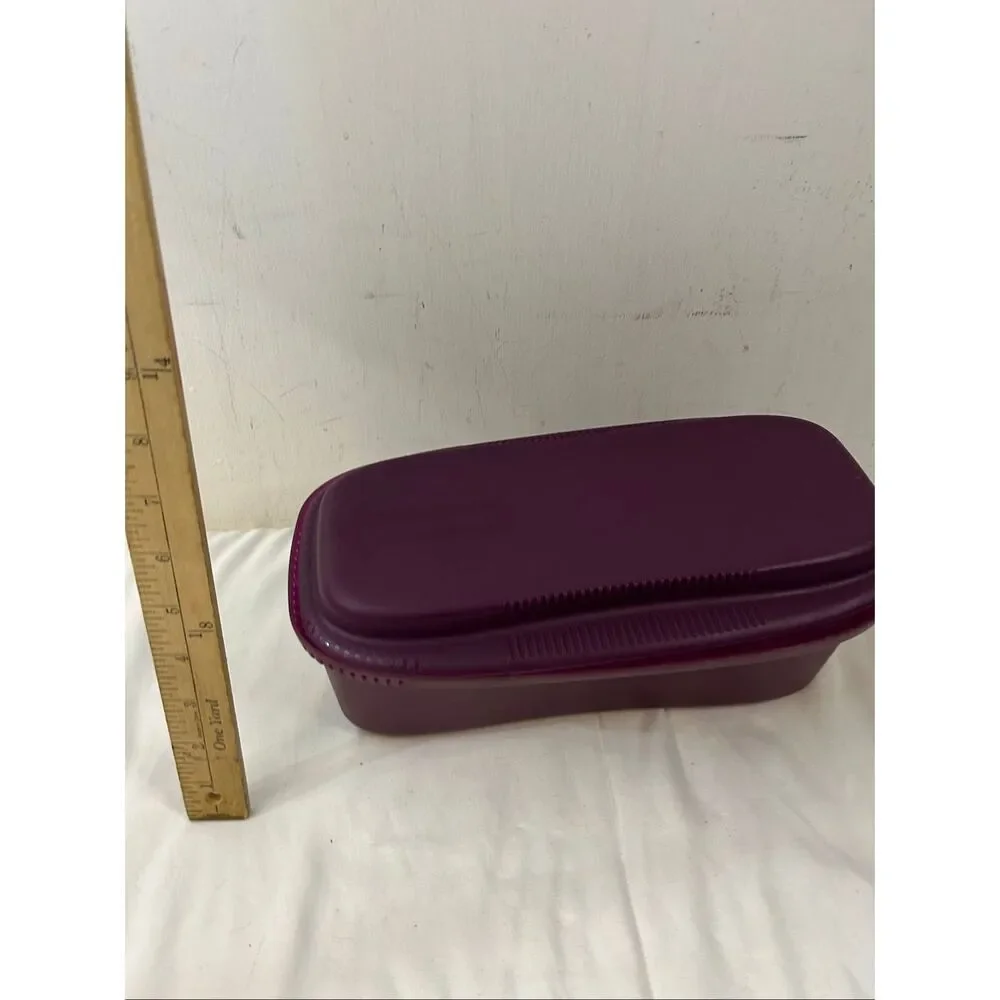 Tupperware‎ XL Microwave Noodle Cooker Purple 2 pieces
